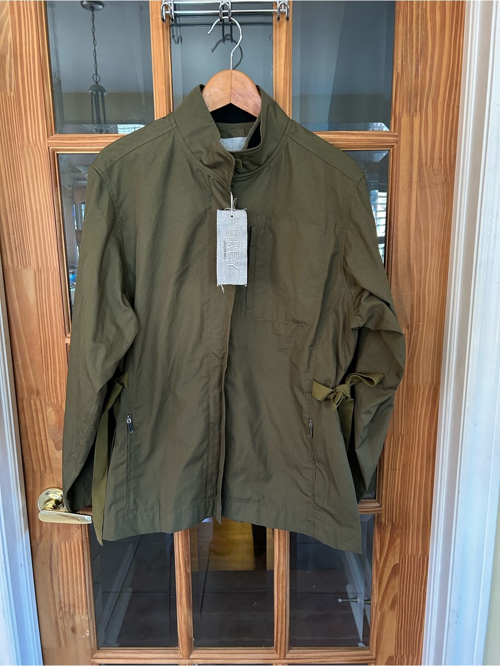 Grey Jason Wu Lightweight Green Jacket